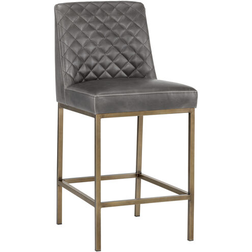 Leighland 38 inch Overcast Grey Counter Stool